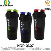 500ml BPA Free Plastic Spider Shaker Bottle, Plastic Protein Shaker Bottle (HDP-0307)